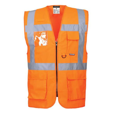 Gilet PORTWEST BERLINO alta visibilità con tasche Executive